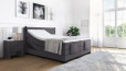 Boxspringbett Konrad 200 x 220 cm mit Motor in Golf Anthrazit