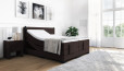 Boxspringbett Konrad 200 x 210 cm mit Motor in Board Dunkelbraun