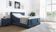 Boxspringbett Konrad 200 x 210 cm mit Motor in Golf Blau