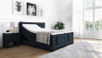 Boxspringbett Konrad 120 x 210 cm mit Motor in Board Navy