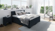 Boxspringbett William in Board Navy