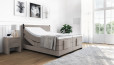 Boxspringbett Konrad 90 x 220 cm mit Motor in Board Beige