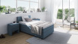 Boxspringbett William in Golf Blau