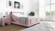 Boxspringbett Konrad 90 x 220 cm mit Motor in Board Rosa