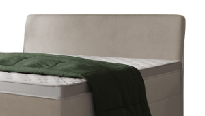 Boxspringbett Ben - Kopfteil gebogen - bündig