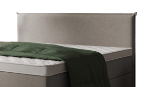 Boxspringbett Ben - Kopfteil mit Keder - bündig