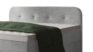 Boxspringbett Jim - Kopfteil mit Knöpfen - bündig